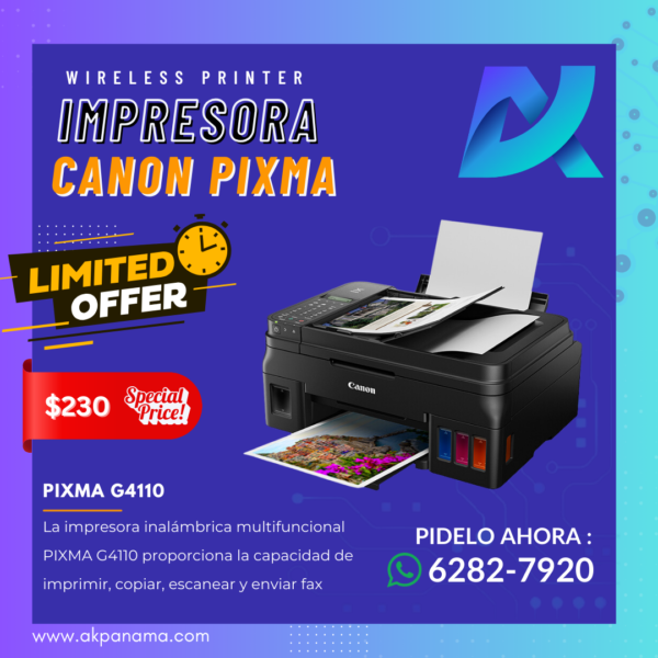 IMPRESORA CANON PIXMA G4110