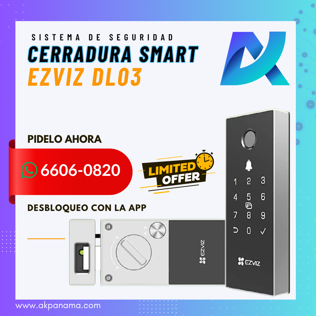 CERRADURA SMART EZVIZ DL03