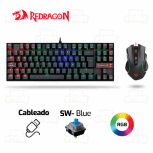 COMBO GAMER REDRAGON Teclado + Mouse Kumara K552