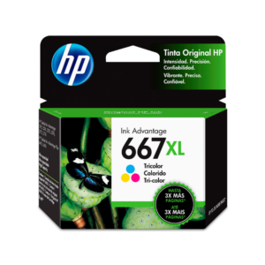 HP 667XL - Cartucho de Tinta Color
