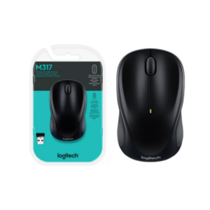 Logitech M317 - Mouse Inalámbrico Negro